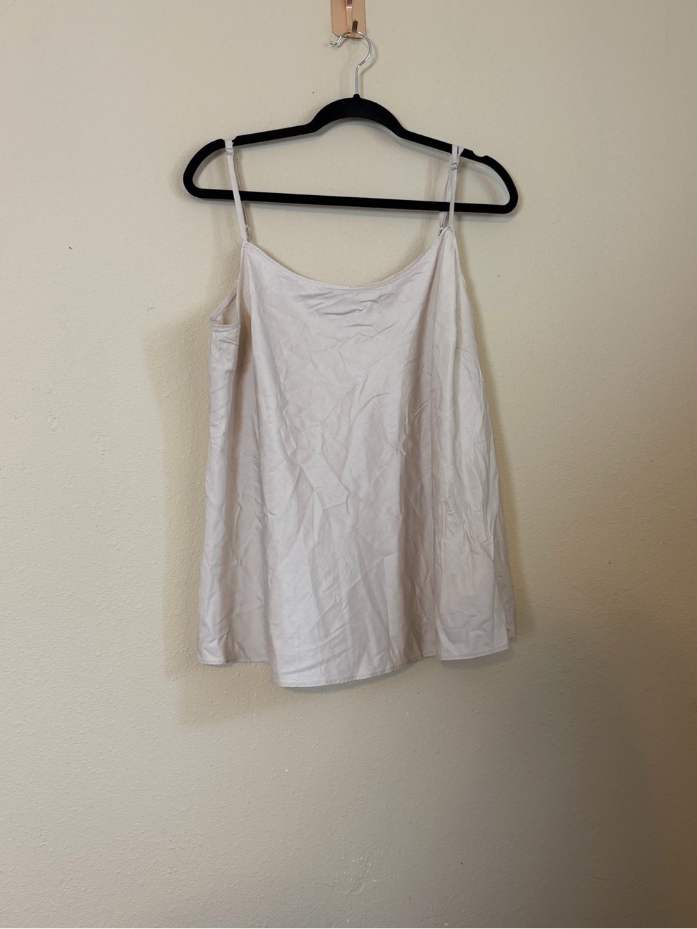Peruvian Connection Silk Cream Tank Size XL